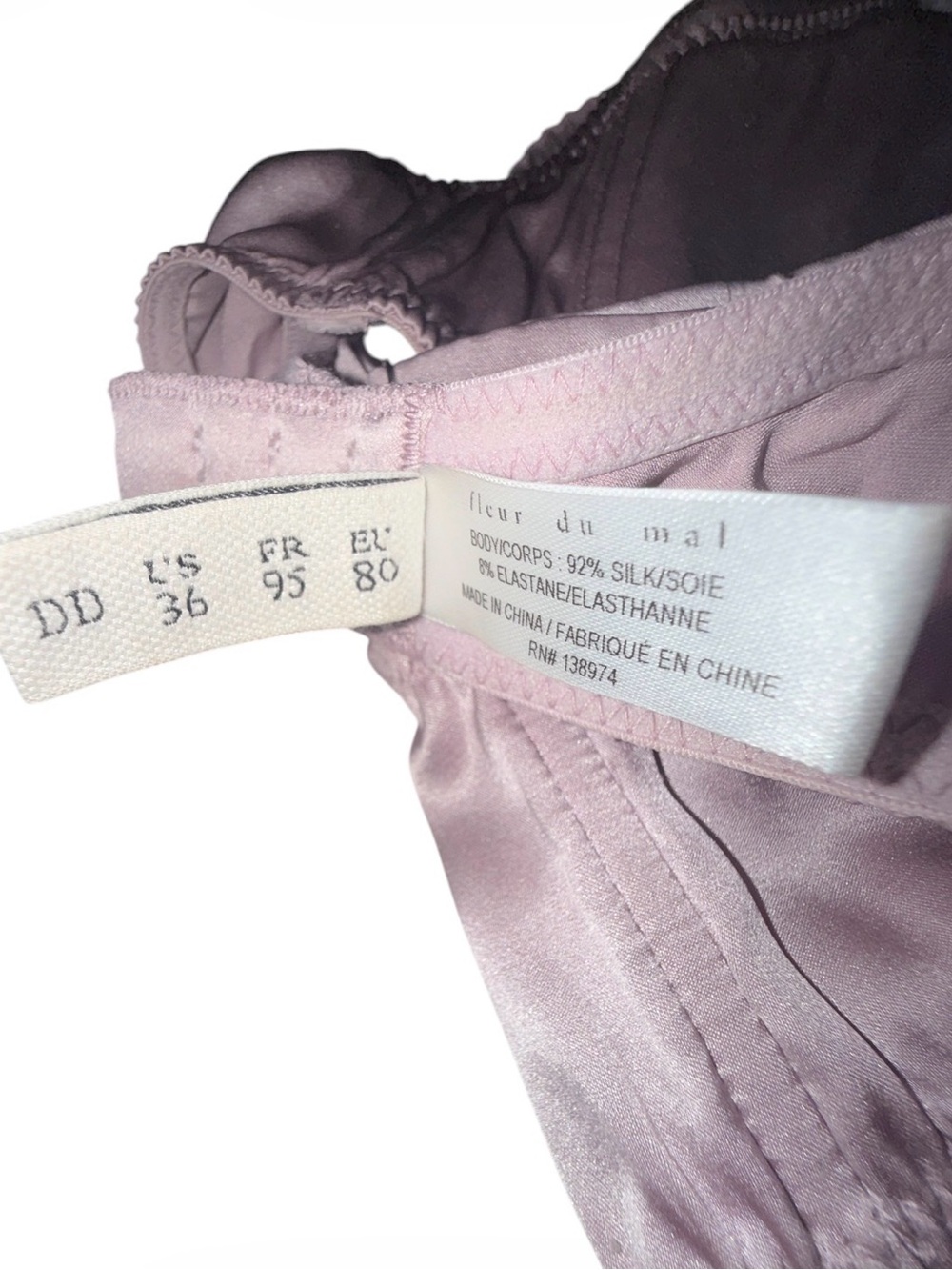 Fleur du Mal Seamless Luxe Balconette Bra 36 - Picture 6 of 10